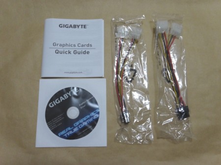 GIGABYTE GV-N78TGHZ-3GDの付属品