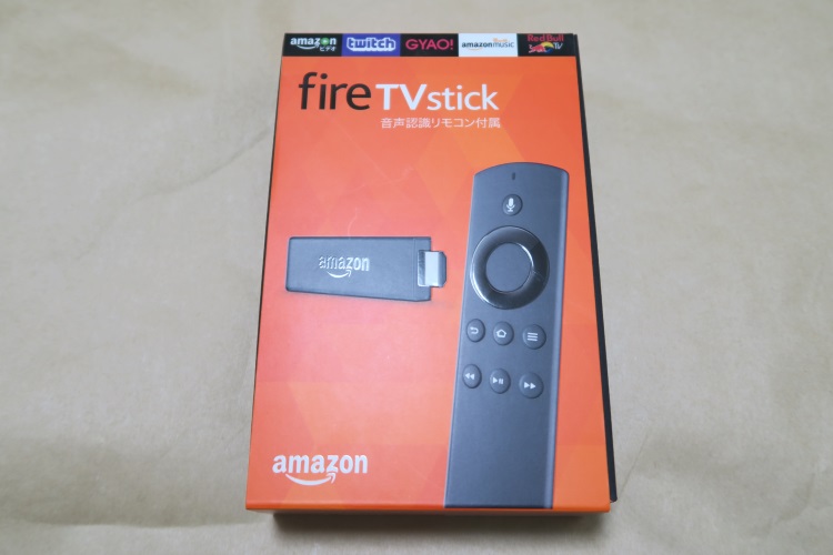 amazon Fire TV Stick 音声認識リモコン付属のパッケージ