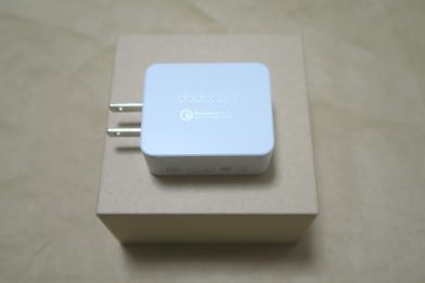 Quick Charge 3.0対応 dodocool USB高速充電器のレビュー