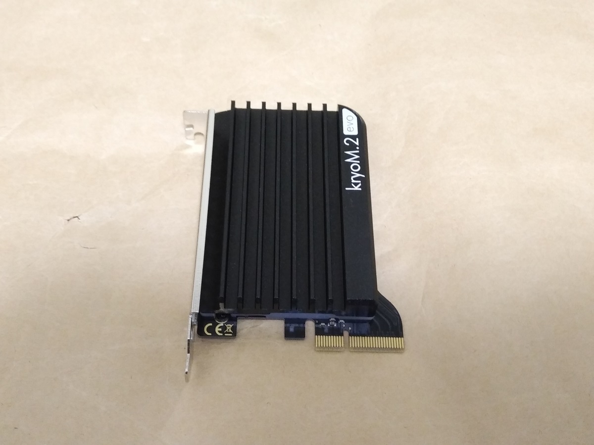 Aquacomputer kryoM.2 evoをレビュー！PCIeカード型のM.2 SSDヒートシンク | メモトラ