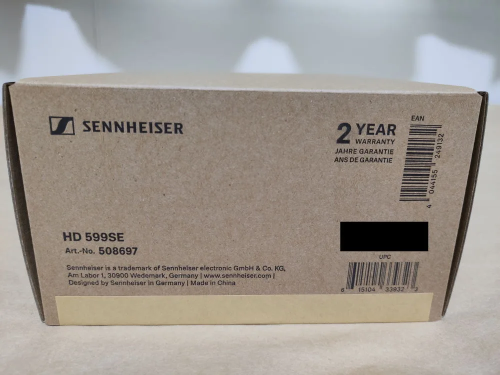 Sennheiser HD 599SE（正規品未開封） ゼンハイザー HD 599 SEのレビュー！側圧がかなり緩めなヘッドホン