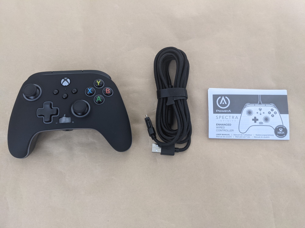 PowerA Enhanced Wired Controller for Xbox Series X|S Blue Hint, gamepad, wired video game controller, gaming controller, Xbox... [並行輸入品]