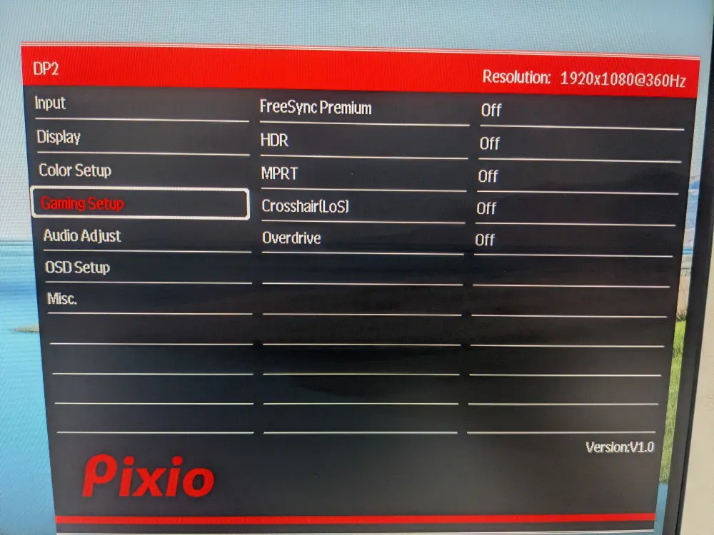 Pixio PX259 Prime Sのレビュー！最安の360Hzゲーミングモニター