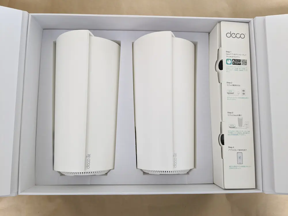 TP-Link Deco XE200のレビュー！10Gbpsポート搭載のWi-Fi 6Eメッシュ