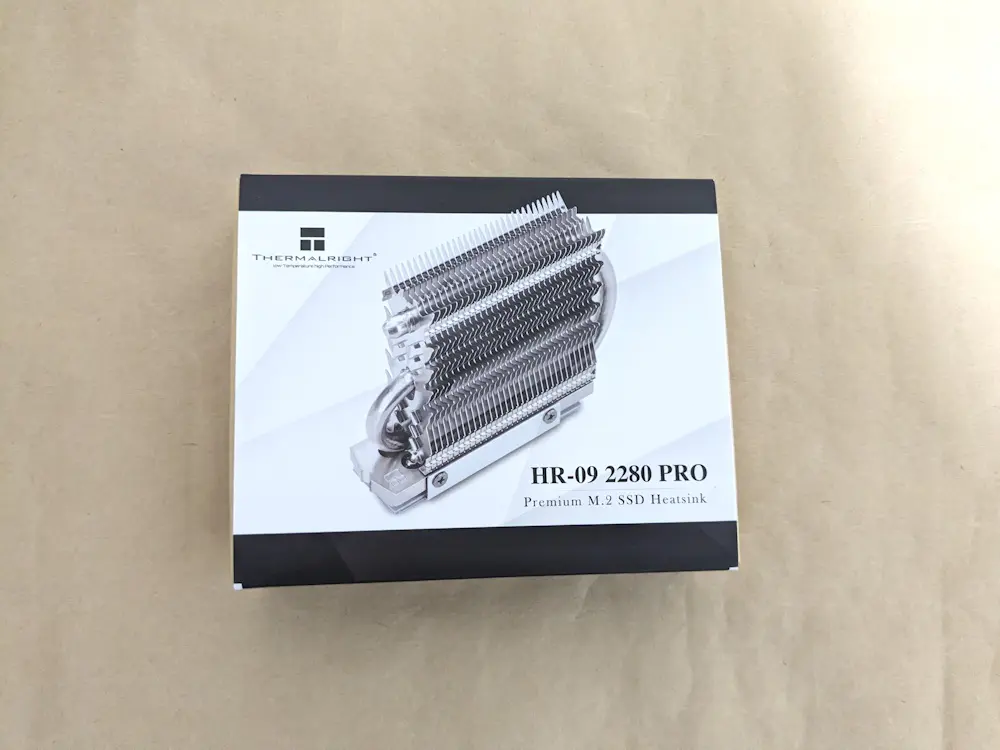Thermalright HR-09 2280 PROのレビュー！冷却能力が高いM.2 SSD用