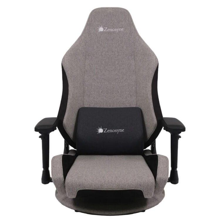Zenosyne Premium ゲーミング座椅子を正面から見た様子