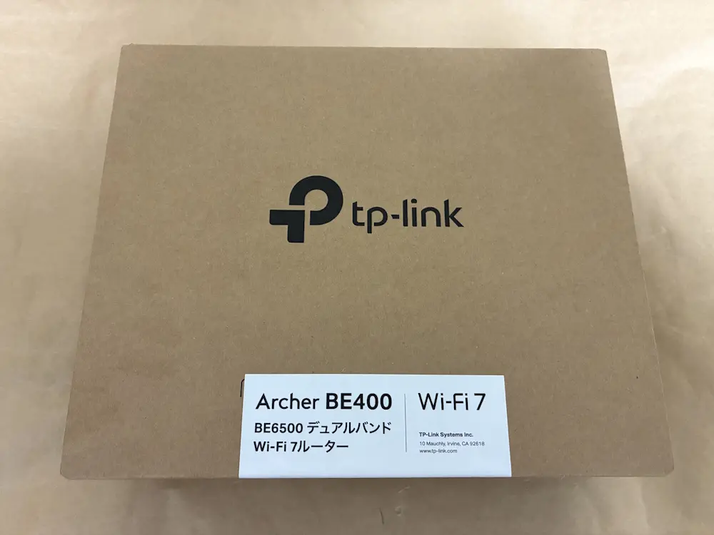 TP-Link Archer BE400のレビュー！2.5Gbps環境に最適なWi-Fi 7ルーター