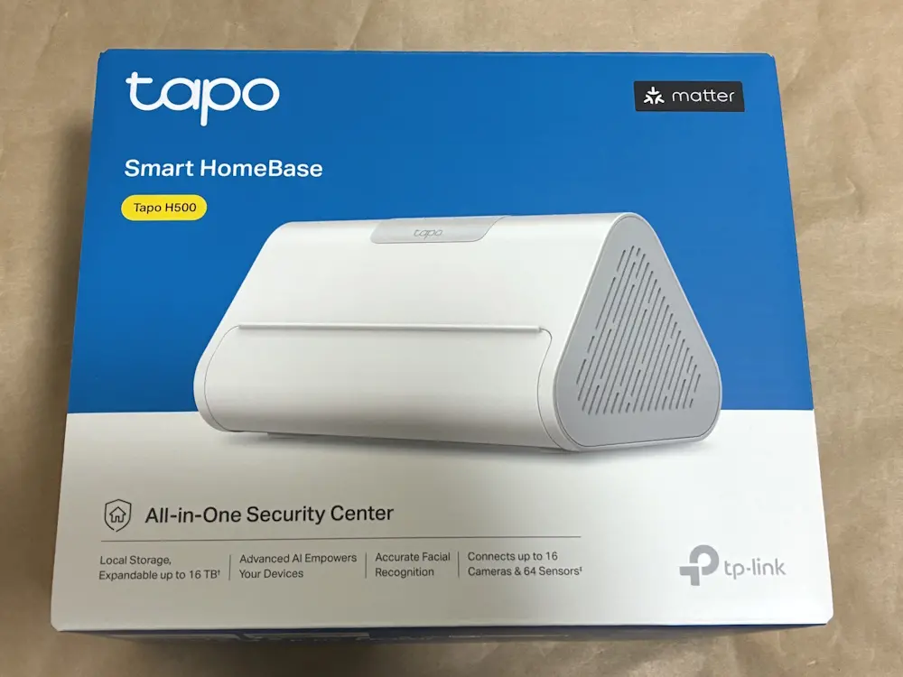 Tapo H500 スマートホーム ベース 16GB HDMI 2.5 HDD TP-Link Tapo H500のレビュー！カメラやセンサーをまとめて管理できる