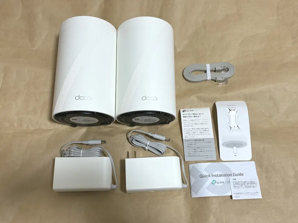 【美品】tp-link DECO BE68 2個パック TP-Link Deco BE68 2パックのレビュー！10Gbps対応のメッシュWi-Fi 7